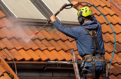 Démoussage et hydrofuge de toiture à Staple